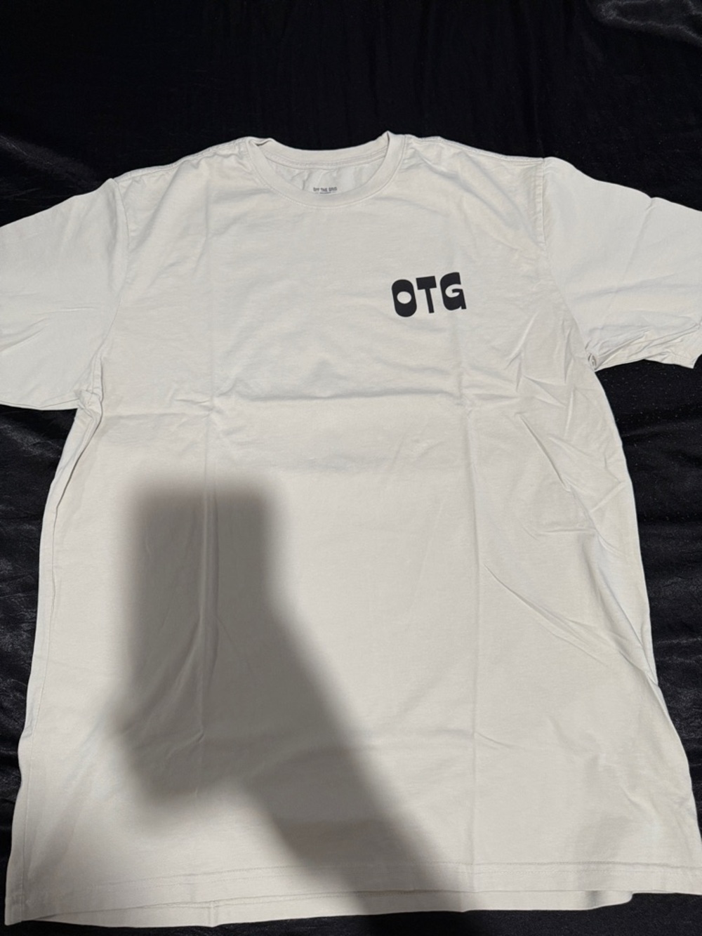 Beige Short Sleeve Logo T-Shirt for Men